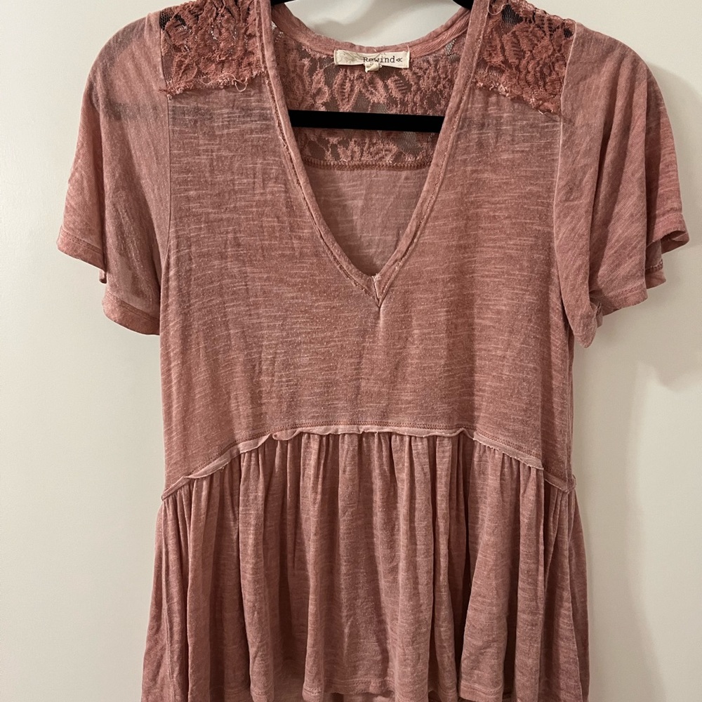 Pink summer top